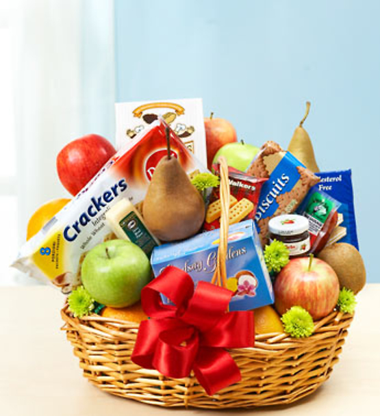 Deluxe Fruit &amp; Gourmet Basket