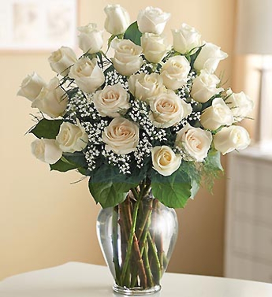Ultimate Elegance Premium Long Stem White Roses