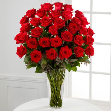 The Long Stem Red Rose Bouquet - 36 Stems