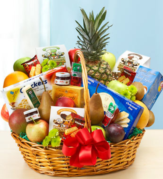 Deluxe Fruit &amp; Gourmet Basket